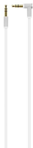 SPARKED Replacement Beats Aux Cable Audio 3.5mm Jack for Beats by Dr Dre Studio 3 2 1 Pro Headphone, Solo 4 3 2 1 HD Earphones, Wireless, Pro Monster Beats Headphones Pill Plus UK Lead Wire White 1.4m
