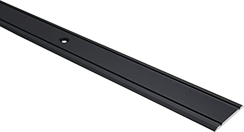 Effector Übergangsprofil Alu verschraubbar 180 cm 30x2 mm Schwarz Alu | Verschraubbare Montage, Schwarze Optik, Hohe Stabilität