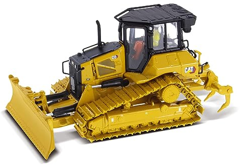 Caterpillar Diecast Masters 85951 Bulldozer D5 LGP, échelle 1:50, env. 13,5 x 9,3 x 7 cm, à partir de 14 Ans, Jaune