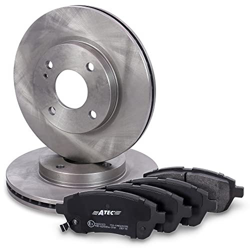 ATEC Germany Set freni asse anteriore incl. dischi freno Ø 258 mm ventilati + pastiglie freno anteriori Compatibile con FORD FIESTA Mk6 (CB1, CCN), FIESTA Mk6 Van
