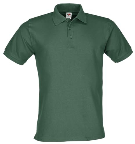 Fruit of the Loom Premium Polo | Poloshirt für Herren & Damen aus Baumwolle, Classic Fit + gratis MyShirt Stoffbeutel