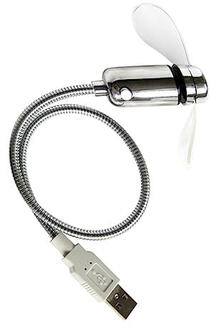 jojofuny 1pièce Ventilateur Mini Usb Avec Affichage Horloge Led Ventilateur Portable Silencieux Pour Bureau Et Voyage Pour Maison Et Bureau