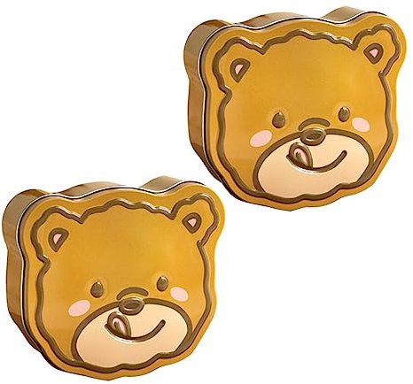 OFFSCH 2 Pezzi Scatola Biscotti Portaoggetti Scatola Per Biscotti Barattolo Per Caramelle