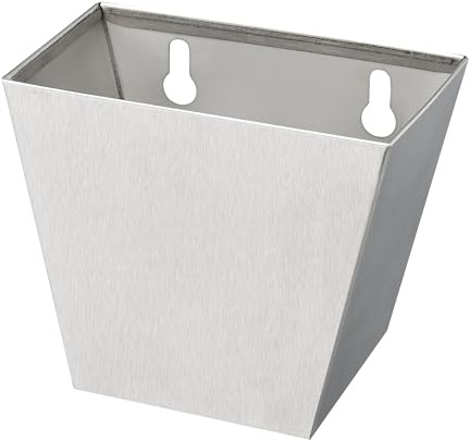 HAIICEN Stainless Steel Bottle Cap Catcher Wall Mount Beer Cap Collector with Drain Opening Brushed Silver