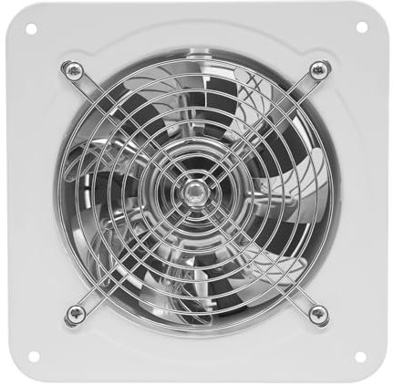 PurpleMinder Ventilatore di scarico, 190 mm, 220 m³/h, ventilatore da parete, per bagno, cucina, WC