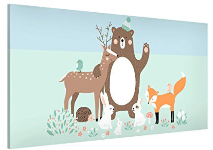 micasia Magnettafel Pinnwand für Magnete Kinderzimmer Magnetboard - Magnetwand Made in Germany - Kunstkopie Modern Notiztafel Mädchen Jungen Visionboard WBMT_2138 (78x37cm)