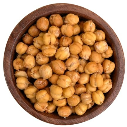 KERNenergie Kichererbsen geröstet und gesalzen - High Protein Snack - geröstete Kichererbsen mit Salz, Perfekt für zwischendurch - ohne Zusatzstoffe - in 300g Beutel