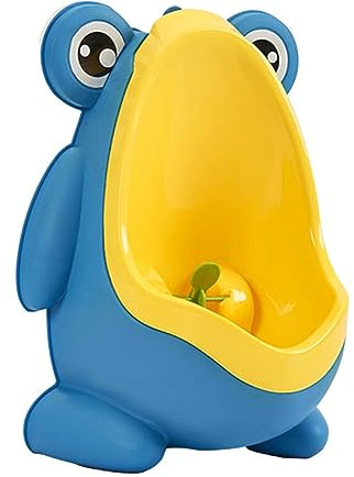 OFFIGAM 1 pieza Orinal Infantil Forma de para Entrenamiento de Urinario de Pared con Diseño Divertido de Limpiar y para Entrenar de Color Azul y Verde