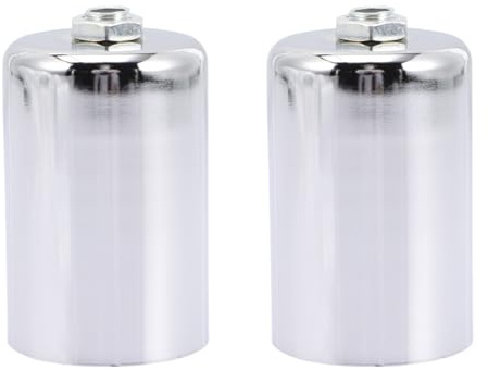 FIXOSHEE 2 pièces Douille Lampe Acier Inoxydable à Vis Support Plafonnier pour Ampoules Design Industriel Compact et Facile à Installer Lot