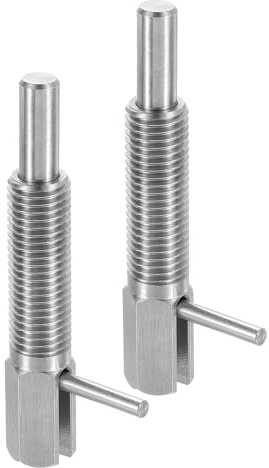 QUARKZMAN 2 Pcs Perno A Clickk A Indice Retrattile M16 Molla Perno In Acciaio Inossidabile Serratura A Molla Telescopica Perno Di Bloccaggio Per Macchinari Cantieristica Navale