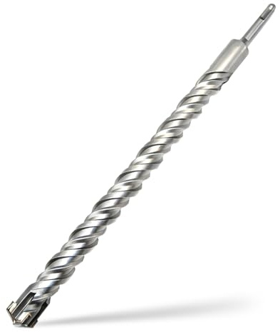 Broca para hormigón SDS Plus 28x400mm,4 cortes de metal duro y doble hélice,para piedra natural,hormigón