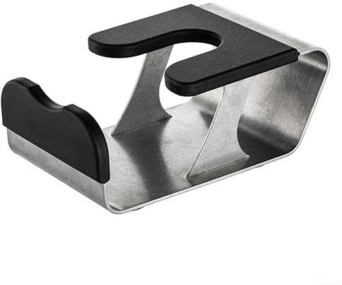 Robusto supporto per manomissione caffè in acciaio inossidabile con tappetino antiscivolo in silicone per prestazioni affidabili