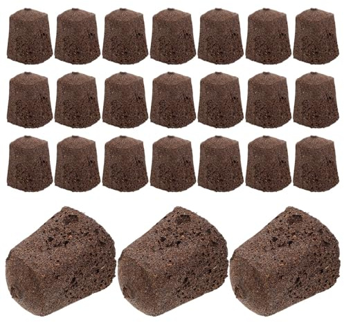 Abaodam Kit di Coltivazione Fuori Suolo 30 Blocchi di Torba di Cocco per Avviamento Piante Substrato Senza Terra per Radici Sostitutive Adatto per Coltura in Serra e Giardinaggio