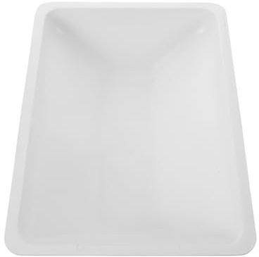 MOTHNUR Padella per Sedia a Rotelle in Plastica Bianca, Toilette Portatile per Anziani Comoda e Sicura, Vasino da Comodino Rimovibile per Mobilità e Assistenza Domestica e Ospedaliera