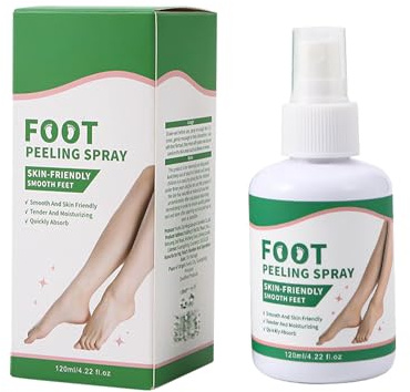 Foot Spray (120ml), Spray Naturel Pour Pieds, Déodorant pour les Foot Pour Femme & Homme, Hydratez et protégez les pieds secs