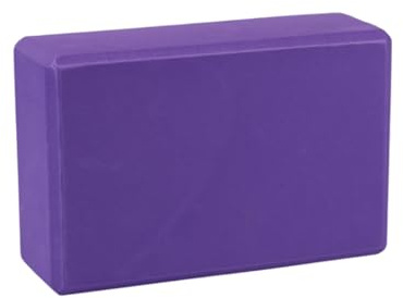 Kenhihi Yoga Block - Unsupported Latex Eva foam - Soft non slip surface with bevel for yoga, pilates, meditation - Yoga accessories for stability, balance and deep stretching (Deep Purple)