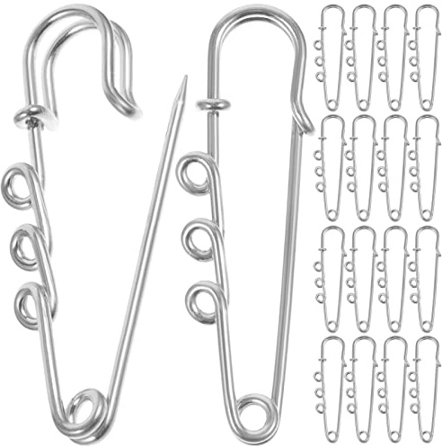 50Pcs Épingle De Sûreté À 3 Trous Broches De Bijoux À Bricoler Soi-Même Broches Résultats De Fabrication De Bijoux Clips De Sécurité Broche Épingles De Sûreté Épingle De Sûreté En