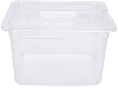 Contenitore Sous Vide con coperchio, pentola Sous Vide in plastica da 12L Design spazioso Contenitore per slow cooker compatibile con la maggior parte dei fornelli Sous Vide