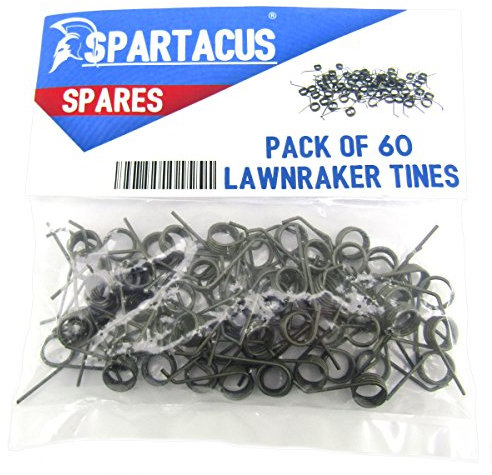 Spartacus 60 x Replacement Lawn Raker Scarifier Tines Tynes For Draper LR400A 45539