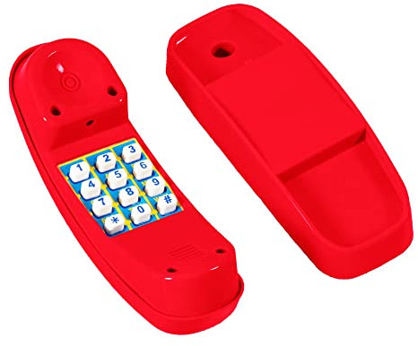 OTITU Spielzeugtelefone für Kinder - Kindertelefonspielzeug, Geräusche Interaktives Kinderhandy für Spielplatz Garten Telefon - Spielhaustelefon- Pädagogisches Telefonspielzeug Telefon