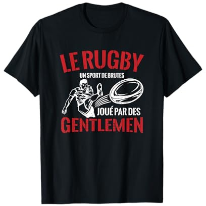 Sportif Joueur De Rugby Cool Disant De Hommes Rugby T-Shirt
