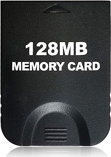 Hyamass Carte mémoire haute vitesse compatible avec Nintendo Gamecube et Wii 128 Mo (2043 blocs) – Noir