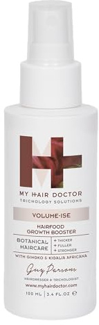 My Hair Doctor Volume-ISE Hair Food Growth Booster - 100ml Haarwachstumsspray bei Haarausfall & dünner werdendes Haar Haarverdichtungsprodukte für Frauen & Männer Volumenspray für Haarnachwachsen