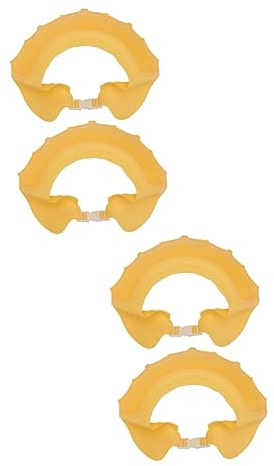 Beaupretty 4pcs Cartoon Shampoo Caps Protective Shower Caps for Boys and Girls Silicone Shampoo Hats for Boy Girl Bath Hair Accessories Shower Supplies