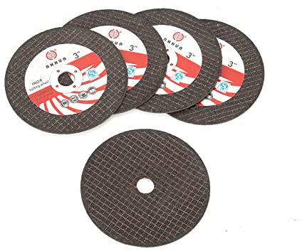BomDog Muela de Pulido, 5 Piezas Mini Ruedas de Corte Mini Disco de Corte Muela Abrasiva Circular de Resina Muela Abrasiva Circular de Resina 75 Mm para Amoladora Angular
