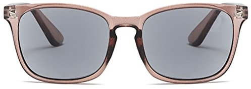 ABETOS Sonnenbrille Lesebrille Damen Herren Getönte Lesebrillen mit Sonnenschutz Retro Klassischer Lesehilfe Sehhilfe mit Sehstärke, Dunkelbraun+1.5