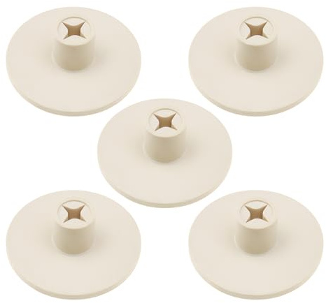 Create idea 5pcs Golf Rubber Pad Holders Golf Ball Rubber Tees 56x21mm for Outdoor Golf Courses Indoor Batting Mats Off White Golf Training Aids
