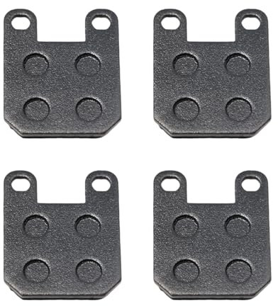 YananAC Lot de 4 plaquettes de frein avant arrière 45 x 35 mm pour moto Speedfight 1 2 Jetforce C-Tech Elyseo 50 Diamètre du trou 25 mm