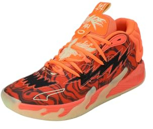Puma Scarpe da basket unisex, per adulti, Mb.03, per Halloween, Pes-Arancio Fluro-Nero, 42 EU