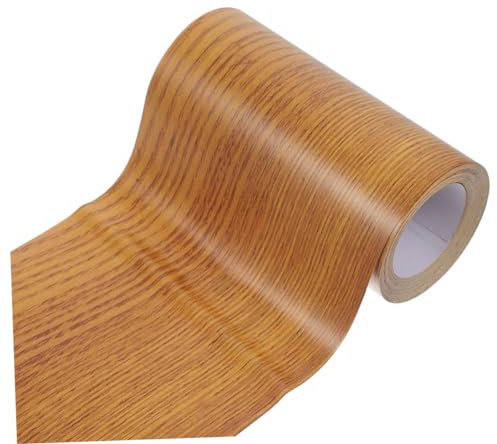 Amosfun 1 Rolle Fußleiste Fußleiste Aufkleber Hintergrund Klebrige Tapetenbordüre Tapetenbohrer Abziehbilder Tapetenrand Wasserfeste Tapetenbordüre Bordüren-wandtattoo Pvc