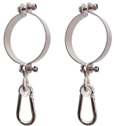 Hja Boutiques UK Gancio per Altalena Anello di Sollevamento portante Barra Orizzontale Fibbia oscillante Accessori Fissaggio per Tubo Tondo Gancio per Tubo Tondo Altalena Sistemi per Appendere