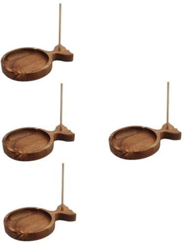 BESTYASH 4pezzi Vassoio Per Perline Di Legno Forma Di Pesce Con Supporto Per Bobina Utensile Per Creare Gioielli Fai Te e Caricare Fili Piastra Per Perline Per Collane e Braccialetti