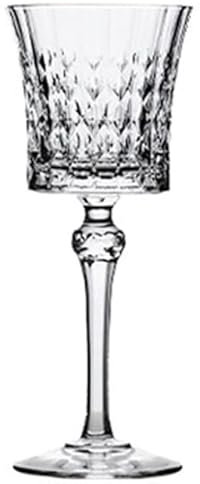 KWMAEEUID Glass Wine Glass Cocktail Glass Champagne Wine Glasses French Goblet Whiskey Glass Cup (Wine Cup 1pcs 180ml)