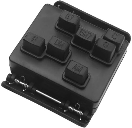 Cord Presser für Gitarre - Gitarre Akkord Helfer | Gitarrentrainer Akkordpresse | Gitarren-Lernwerkzeuge | Ukulele Übungsassistent, Gitarre Akkord-Trainer, Gitarrenzubehör für Anfänger