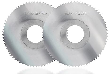 Lame de scie 100mm lame de scie à refendre en acier à grande vitesse usinage fraise disque de coupe circulaire outils de rainurage en métal(100x4.0x27x40T)