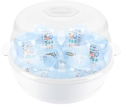 Dampfreiniger Babyflaschen - Mikrowellen -Sterilisator -Dampfer, Desinfektionseinheit mit hoher Temperatur | Säuglingsgeschirr Desinfektionsmittel, langlebiger Flaschensterilisator, Kinderspielzeugrei
