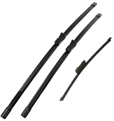 JBPIHZT Scheibenwischer-Set Front & Heck Für VW Für Golf 6 Hatchback 2009 2010 2011 2012 Windschutzscheibenbürsten 24+19+11(Rechtslenker)