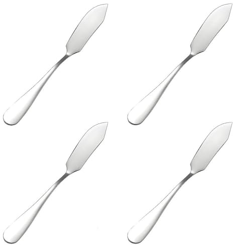 quyueug Ensemble De 4 Couteau À Beurre En Acier Inoxydable – Couteau À Beurre Ergonomiques, Lavables En Machine Et Couteaux Adaptés Pour Offrir En Cadeau.​