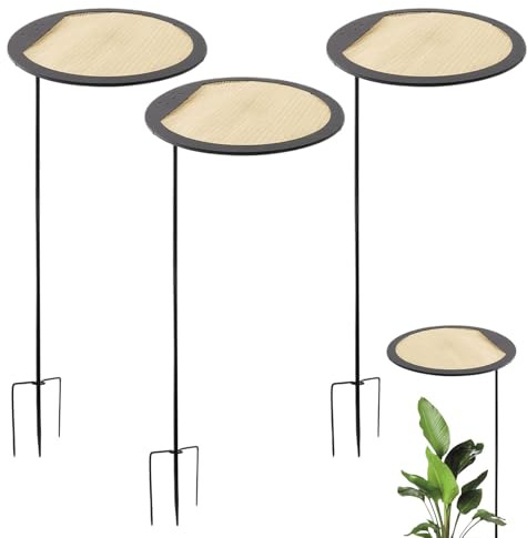 TQEBWUS Sombra para Plantas Exterior,3 Piezas Sombrillas de Jardín - Retráctil Impermeable Sombra UV para Balcón Jardín Patio Granja Vivero Piscina Terraza