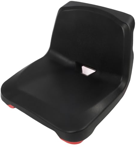 Luocute Asiento de Montacargas Universal, Micro Switch de Detección de Peso, Cinturón de Seguridad de Bloqueo de Emergencia, Cuero de PVC y Espuma Elástica Alta, Soporte de Estructura