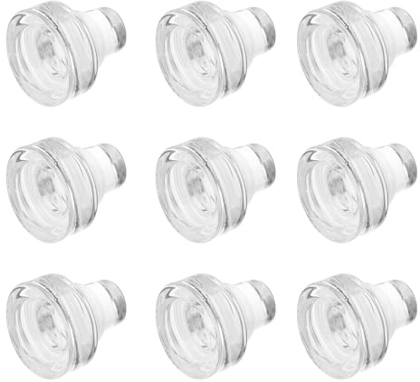 LOLIPPYY Tapones de Vino Forma T Reutilizables 10 Unidades Sellador Hermético de Vidrio para Botellas de Vino Cerveza y Manualidades Tapas Decorativas para Bodas y Bricolaje