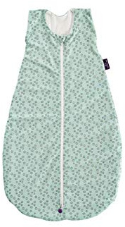 Träumeland Sommerschlafsack Tencel - Design Kreise mint, Größe 90 cm