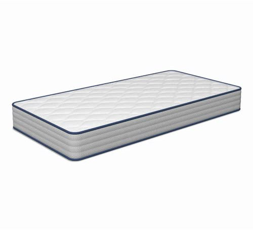 TECNOCOLCHÓN Colchón de Cuna Bebé Visco Baby® | Reversible Verano - Invierno | Gran Suavidad | Blanco | Certificados Oeko-Tex® y CertiPUR™ | 120x60x12 cm