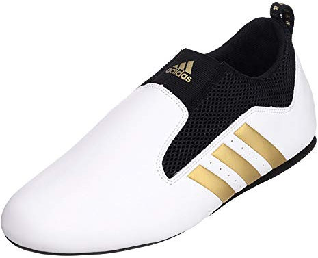 adidas Herren Martial Arts Shoes Adult Kids Men Women Contestant Trainers Taekwondo Karate Kampfsportschuhe Erwachsene Kinder Männer Frauen Teilnehmer Trainer, White Gold, 38 EU