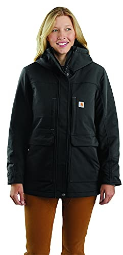 Carhartt Men's Super Dux™ Relaxed Fit Insulated Traditional Coat, BLACK, M