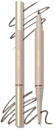 SHEGLAM Auburn doppelseitige Augenbrauenstifte, Creme, wasserdicht, langanhaltender Augenbrauenstift